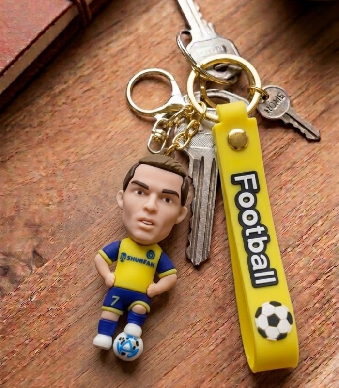 Cristiano Ronaldo CR7 Football Keychain