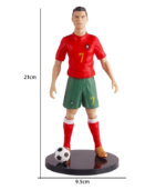 Cristiano Ronaldo (CR7) Action Figure - Portugal Home Kit - Football Collectible for Fans - Image 2