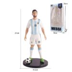 Lionel Messi Argentina Edition Action Figure with Football Base - Premium Quality Football Toy for Home Decor - Image 3