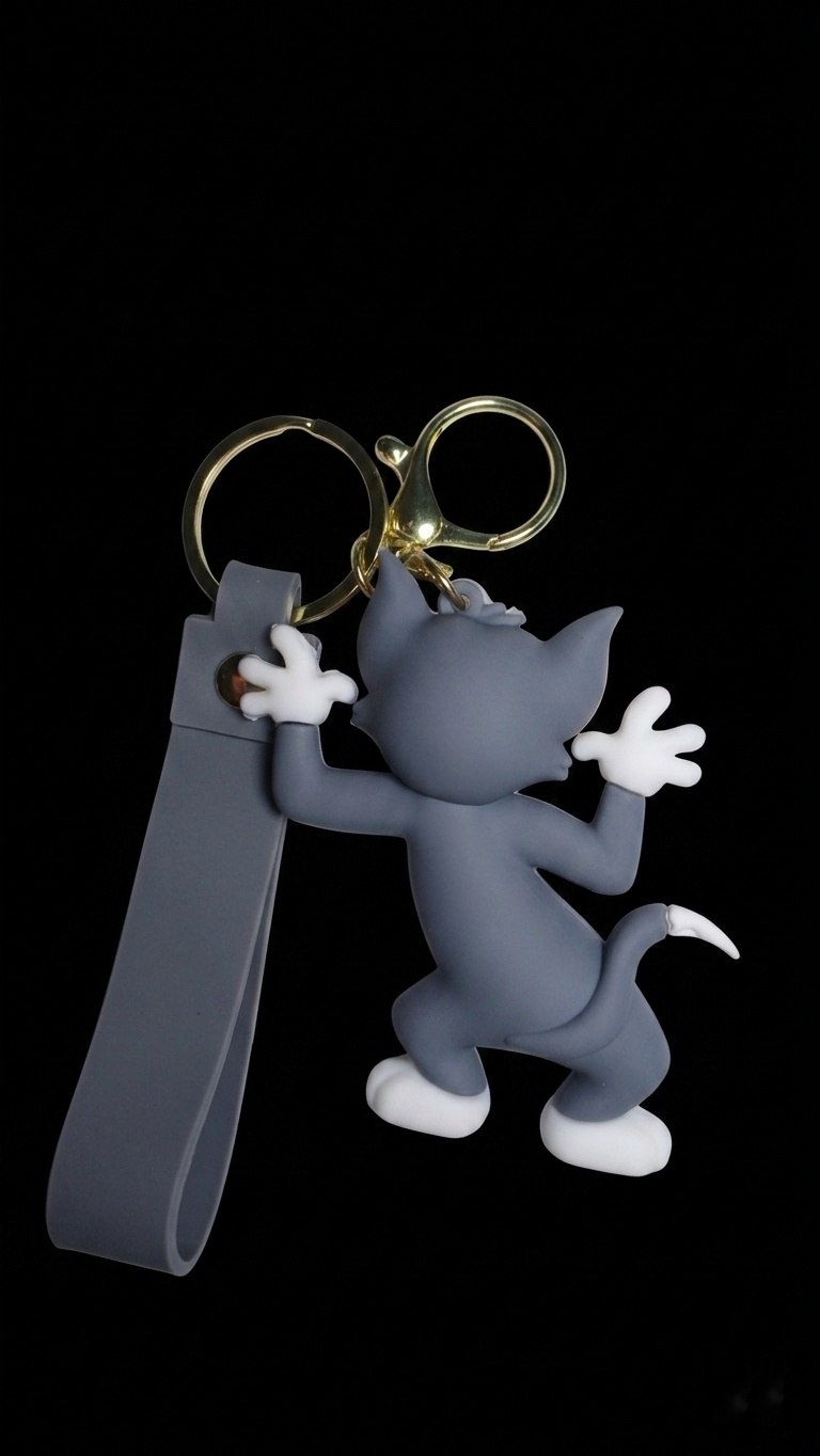 Tom and Jerry Keychain - Tom PVC Keychain