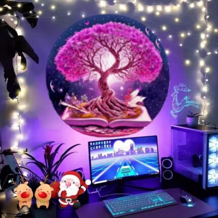 USB Mini Projection Night Light | Room Decoration Lamp