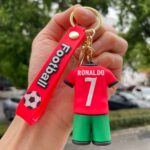 Ronaldo #7 Portugal Jersey Figure Keychain | Premium Silicone